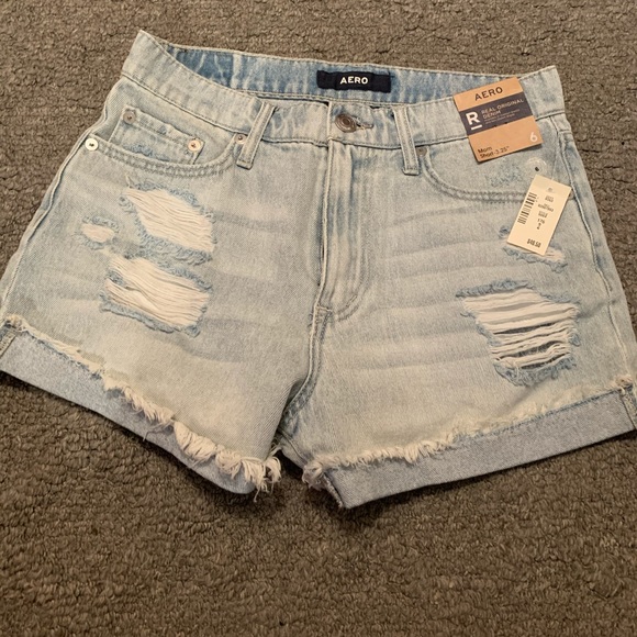 NWT aero mom jean shorts - Picture 1 of 2